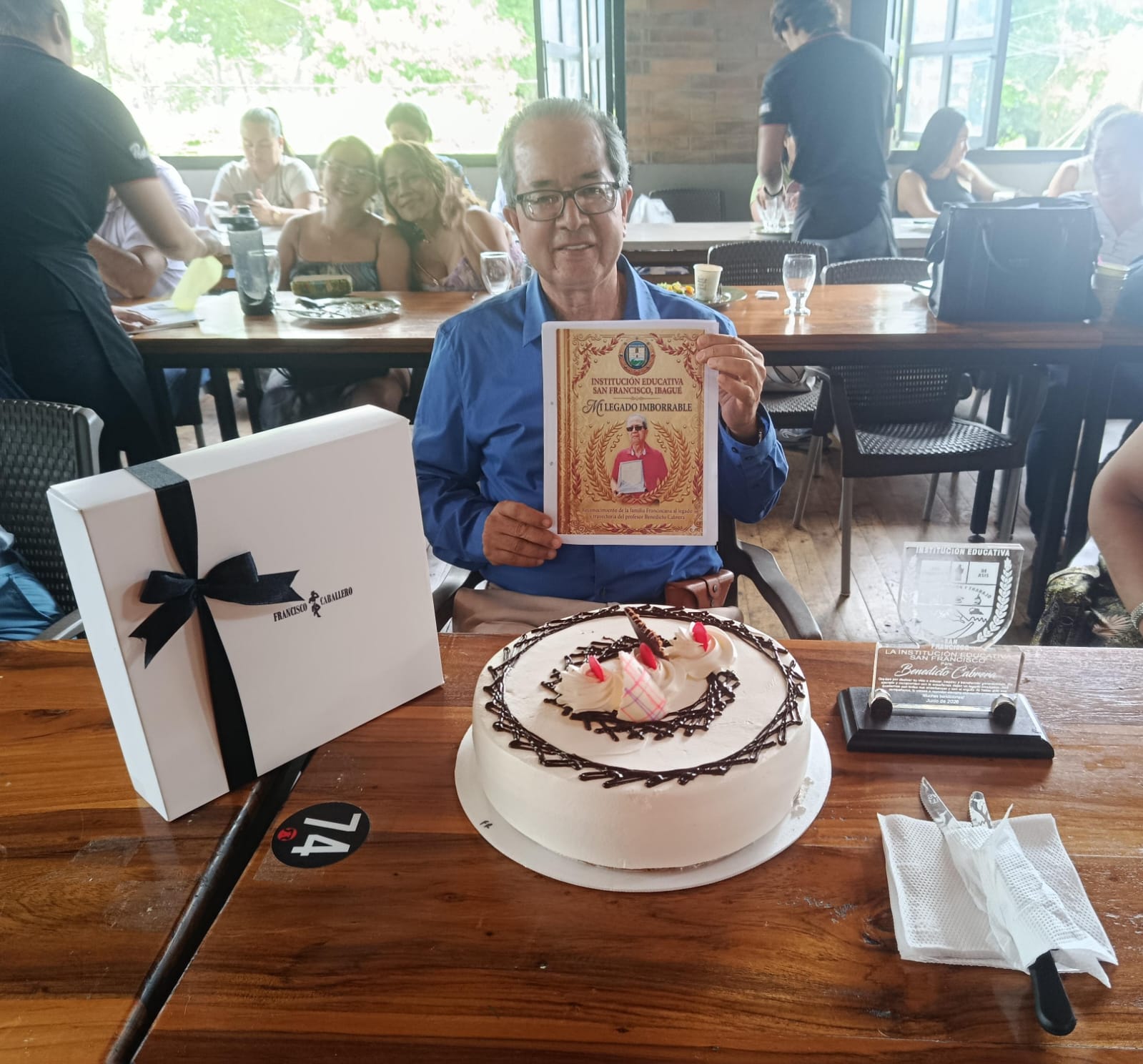 Profesor Benedicto Cabrera: toda una vida al servicio educativo